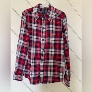 The Children's Place Red and Blue Plaid Button-Down Shirt